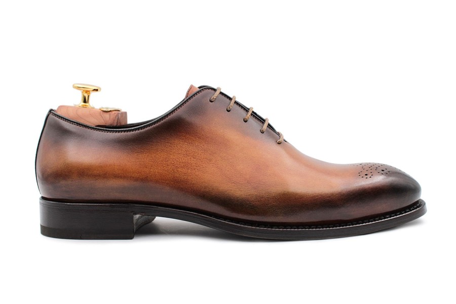 Outlet Harris Shoes 1913 | Leather Stringed Marrone