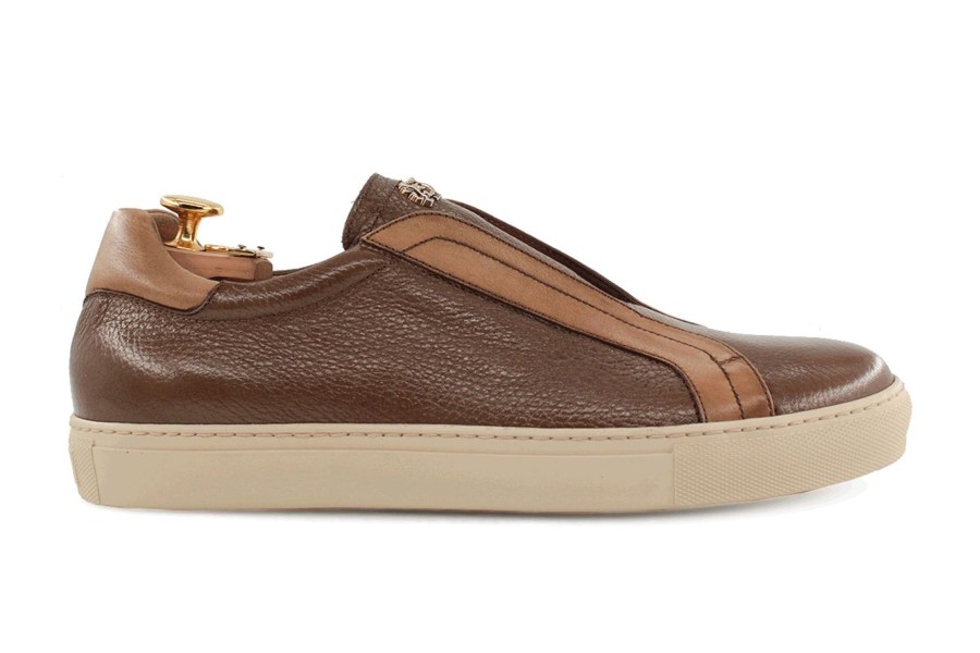 Outlet Harris Shoes 1913 | Leather Sneakers Marrone