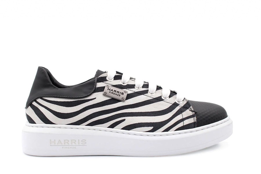 Woman Harris Shoes 1913 | Leather Sneakers Bianco