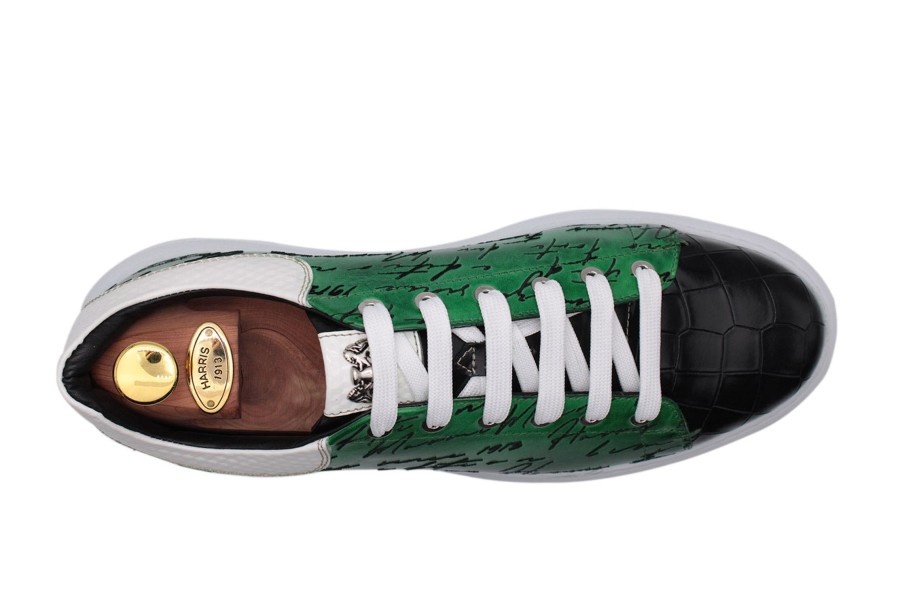 Outlet Harris Shoes 1913 | Leather Sneakers Verde