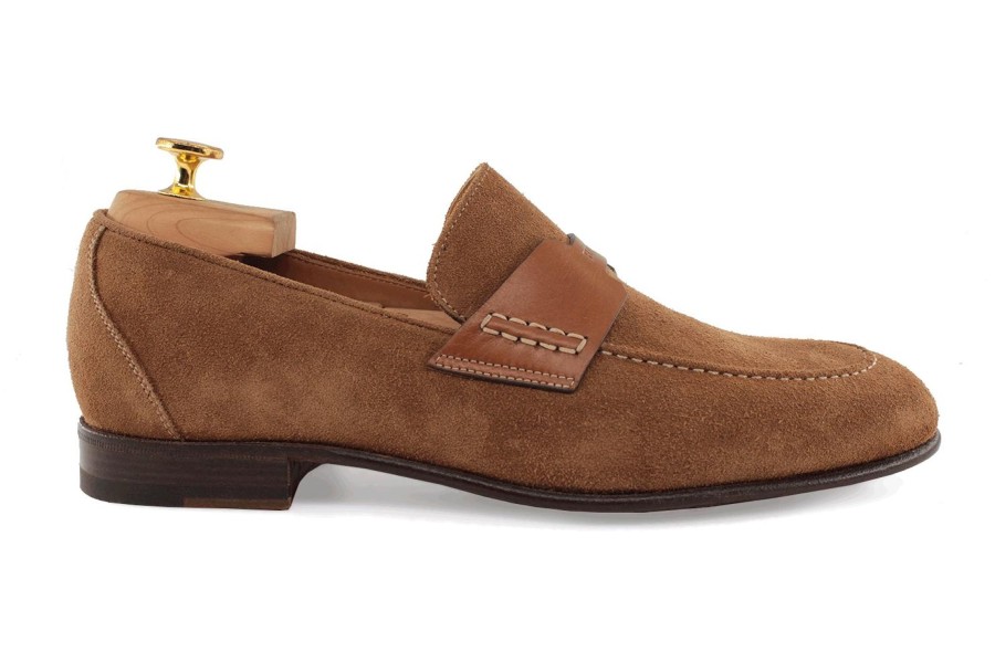 Outlet Harris Shoes 1913 | Leather Moccasin Marrone