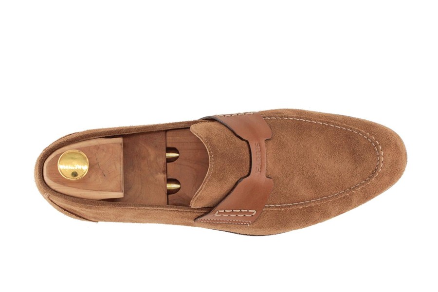 Outlet Harris Shoes 1913 | Leather Moccasin Marrone