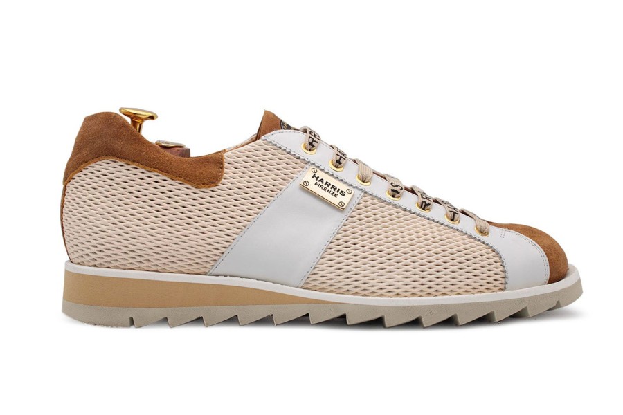 Outlet Harris Shoes 1913 | Leather Sneakers Beige