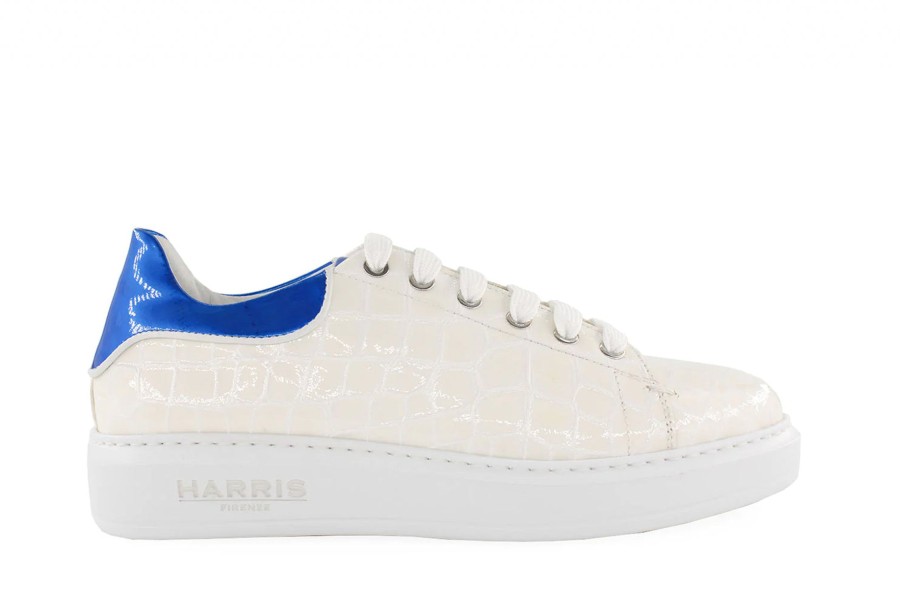 Woman Harris Shoes 1913 | Sneakers In Pelle White