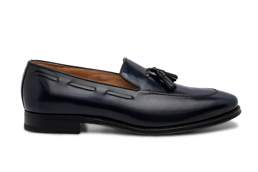 Mocassins Harris Shoes 1913 | Leather Moccasin Blu