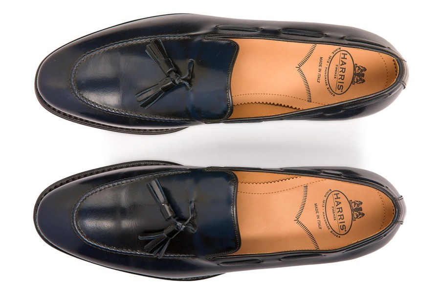 Mocassins Harris Shoes 1913 | Leather Moccasin Blu