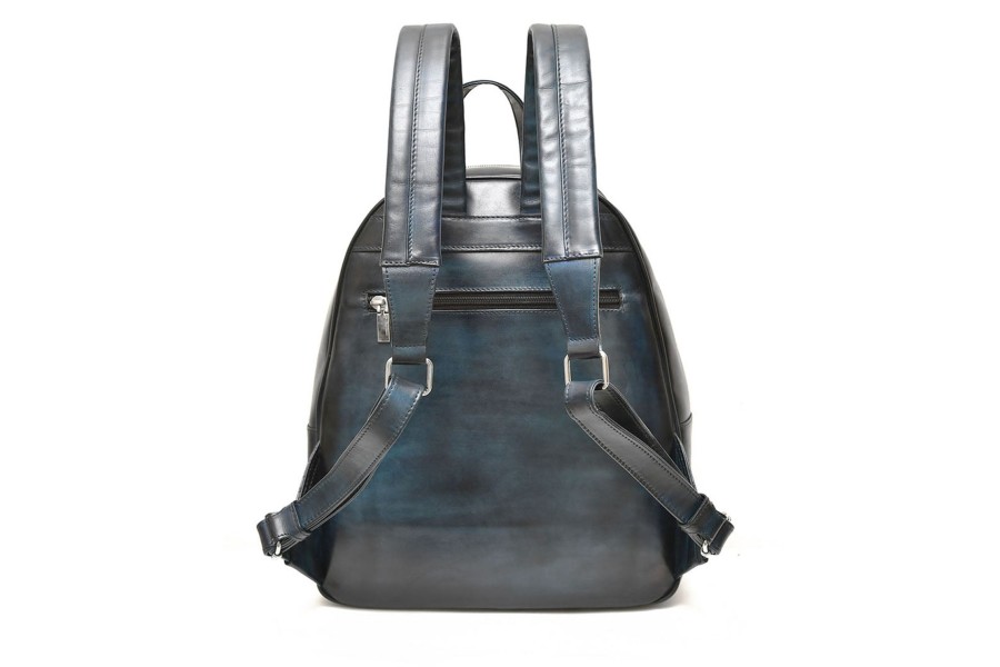 Accessories Harris Shoes 1913 | Leather Backpack Blu