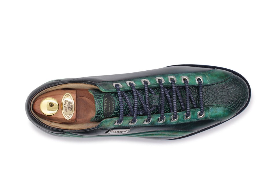 Sneakers Harris Shoes 1913 | Leather Sneakers Green