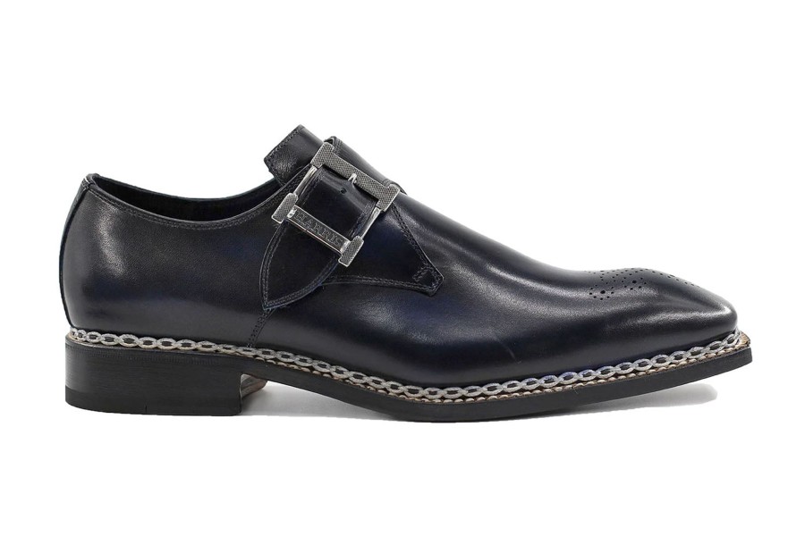 Buckles Harris Shoes 1913 | Mono Leather Buckle Blu