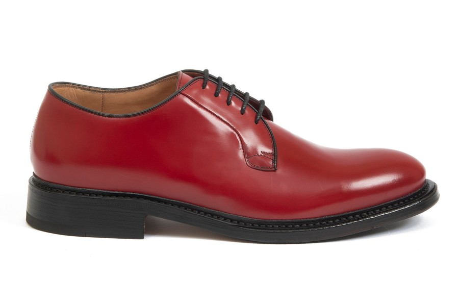 Outlet Harris Shoes 1913 | Leather Stringed Rosso