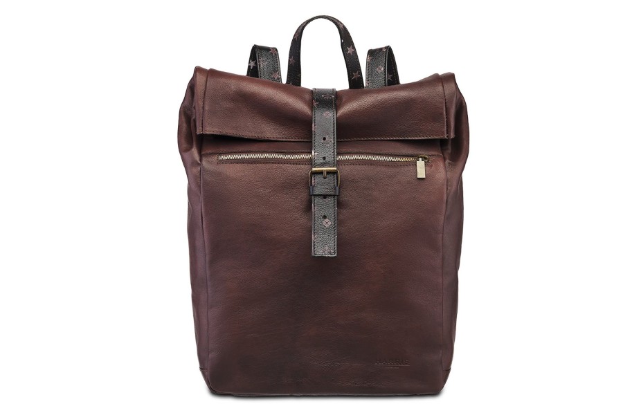 Accessories Harris Shoes 1913 | Leather Backpack Marrone