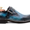 Buckles Harris Shoes 1913 | Mono Leather Buckle Blu