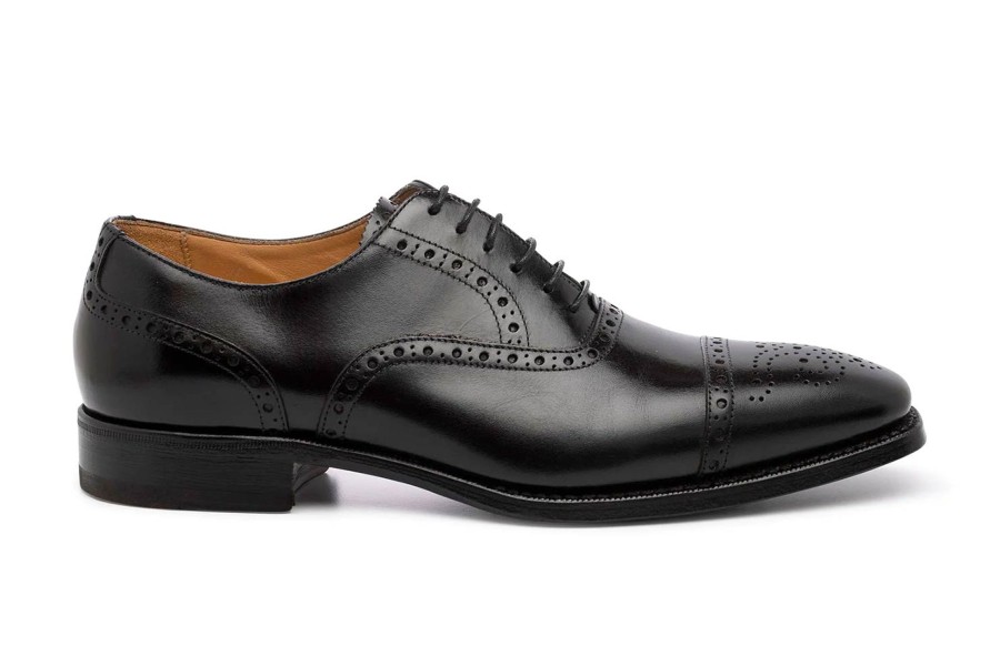 Outlet Harris Shoes 1913 | Leather Stringed Nero