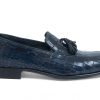 Outlet Harris Shoes 1913 | Leather Moccasin Blu