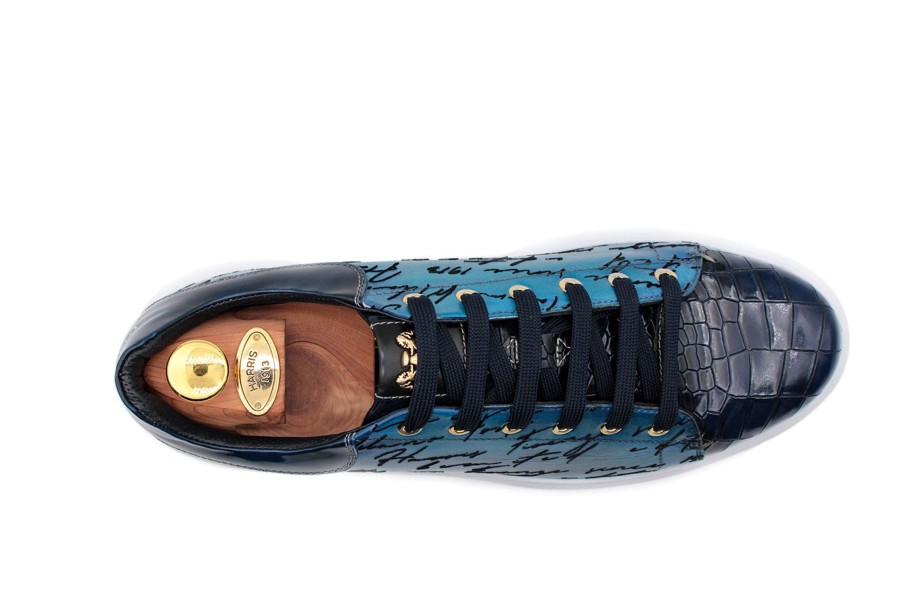 Outlet Harris Shoes 1913 | Leather Sneakers Blu