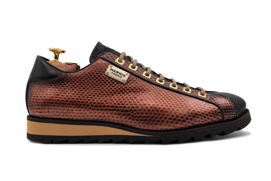 Outlet Harris Shoes 1913 | Leather Sneakers Marrone