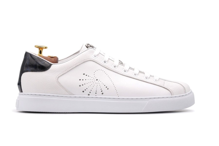 Sneakers Harris Shoes 1913 | Leather Sneakers Bianco