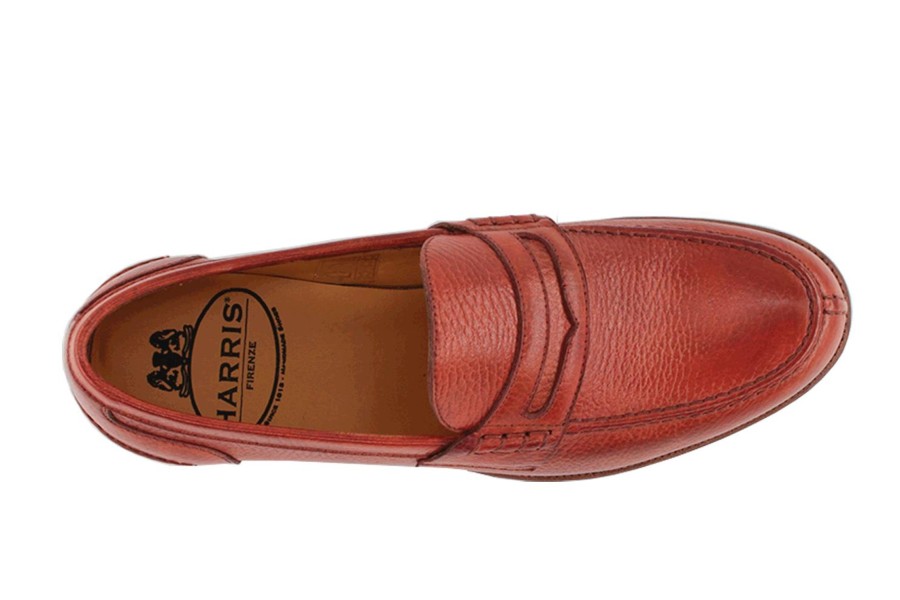 Woman Harris Shoes 1913 | Leather Loafer Arancio