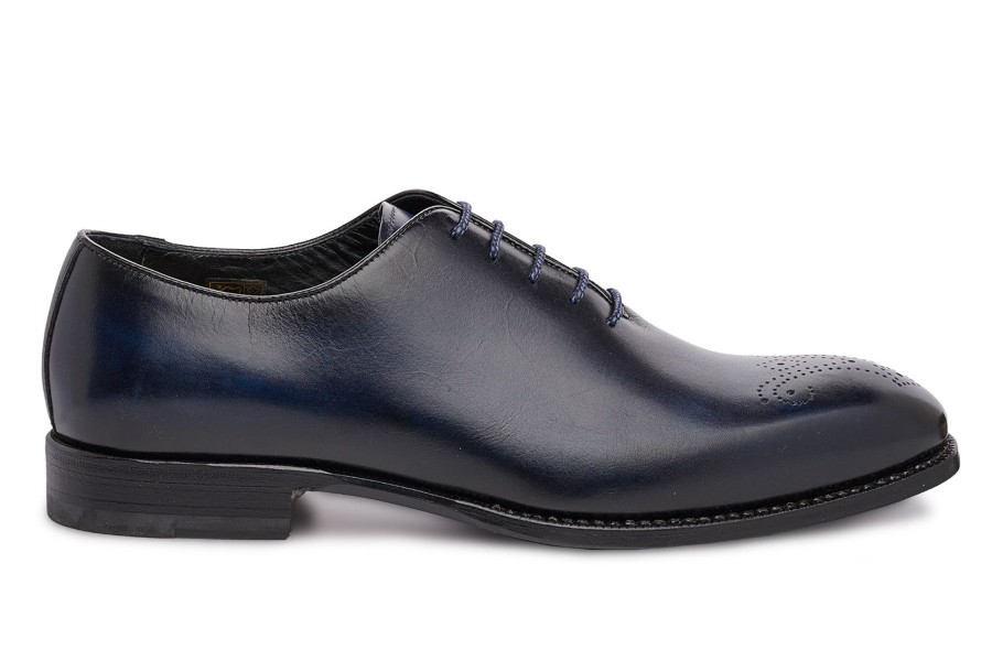 Outlet Harris Shoes 1913 | Leather Stringed Blu