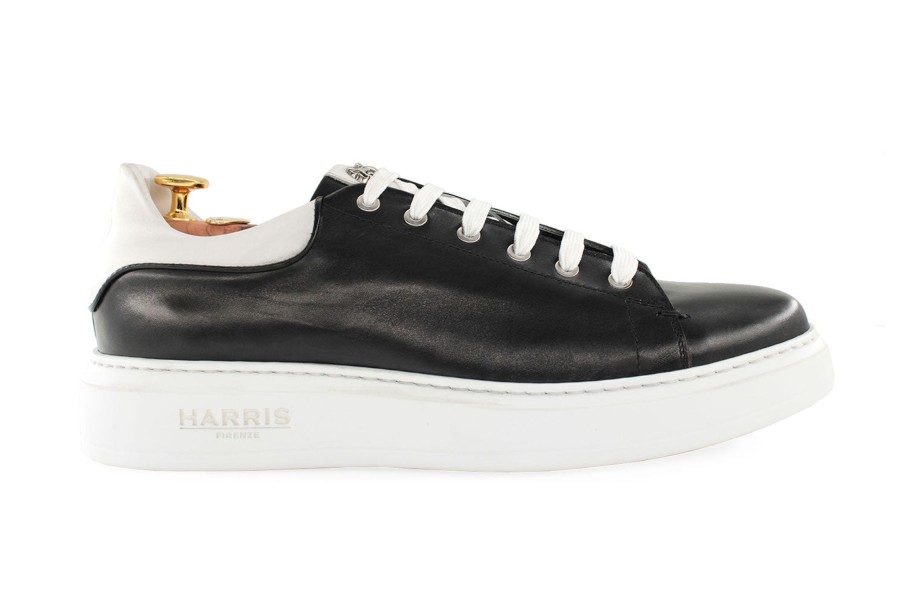 Outlet Harris Shoes 1913 | Leather Sneakers Nero