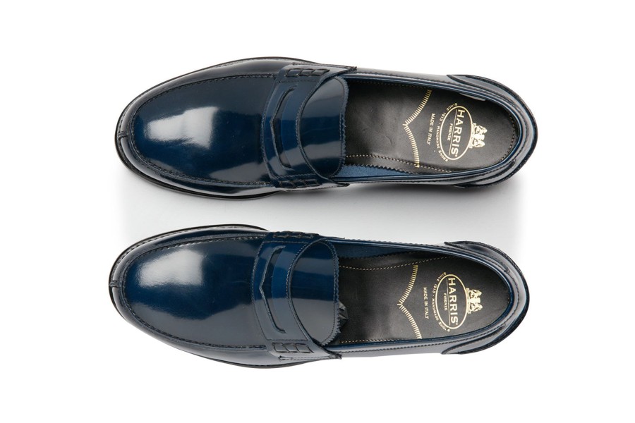 Mocassins Harris Shoes 1913 | Leather Moccasin Blu