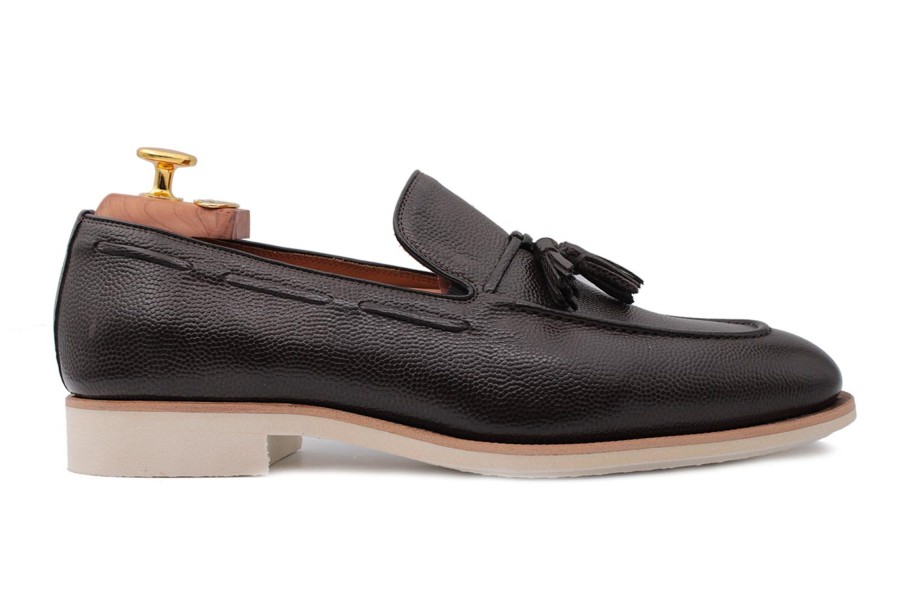 Outlet Harris Shoes 1913 | Leather Moccasin Marrone