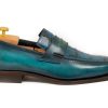 Outlet Harris Shoes 1913 | Leather Moccasin Azzurro