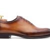 Lace-Up Harris Shoes 1913 | Leather Stringed Marrone