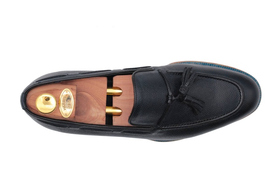 Outlet Harris Shoes 1913 | Leather Moccasin Blue