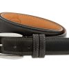 Accessories Harris Shoes 1913 | Veal Leather Belt Nero