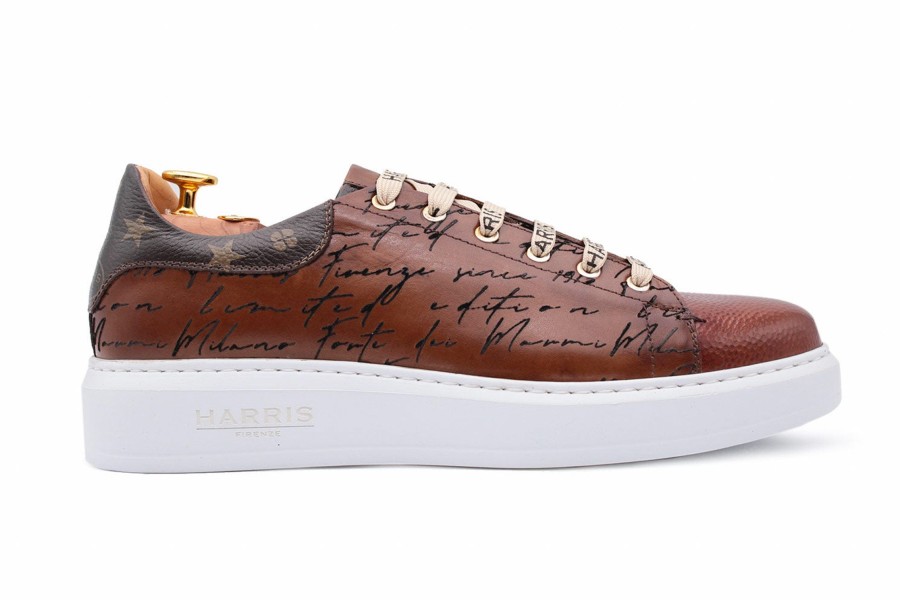 Outlet Harris Shoes 1913 | Leather Sneakers Brown