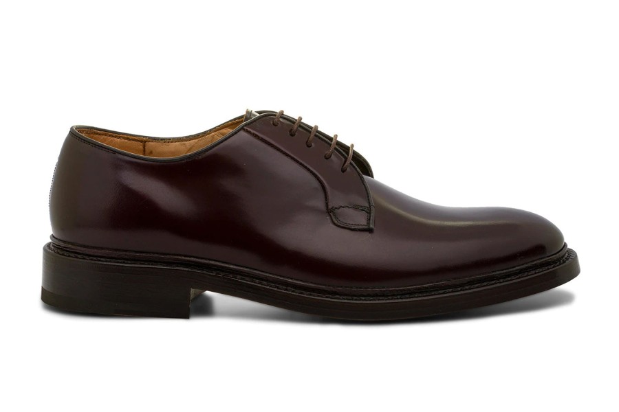 Lace-Up Harris Shoes 1913 | Leather Stringed Bordeaux