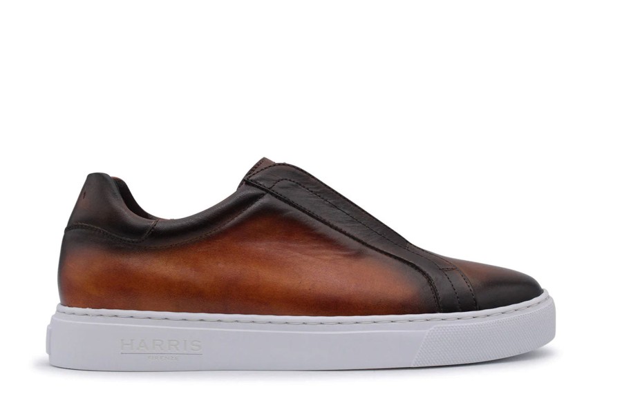 Woman Harris Shoes 1913 | Leather Sneakers Brown