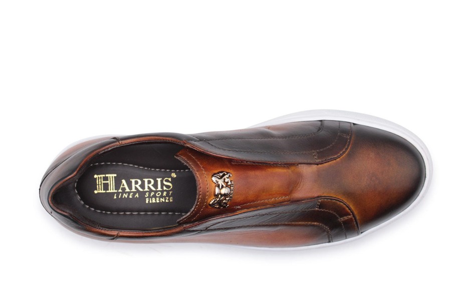 Woman Harris Shoes 1913 | Leather Sneakers Brown