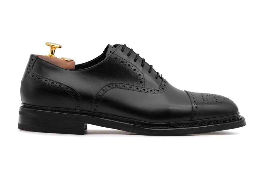 Lace-Up Harris Shoes 1913 | Leather Stringed Black