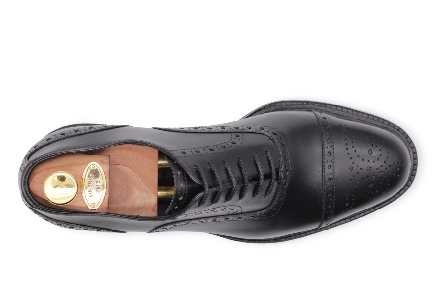 Lace-Up Harris Shoes 1913 | Leather Stringed Black