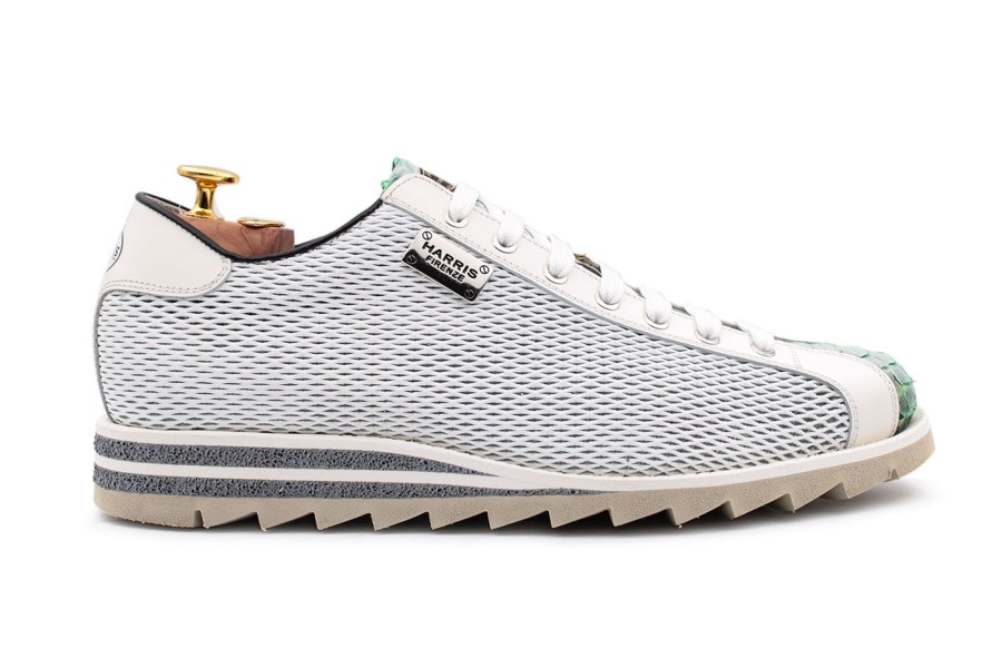 Outlet Harris Shoes 1913 | Leather Sneakers Bianco