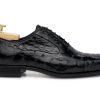 Fine Leathers Harris Shoes 1913 | Stringed In Ostrich Nero