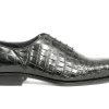 Fine Leathers Harris Shoes 1913 | Stringed In Crocodile Nero