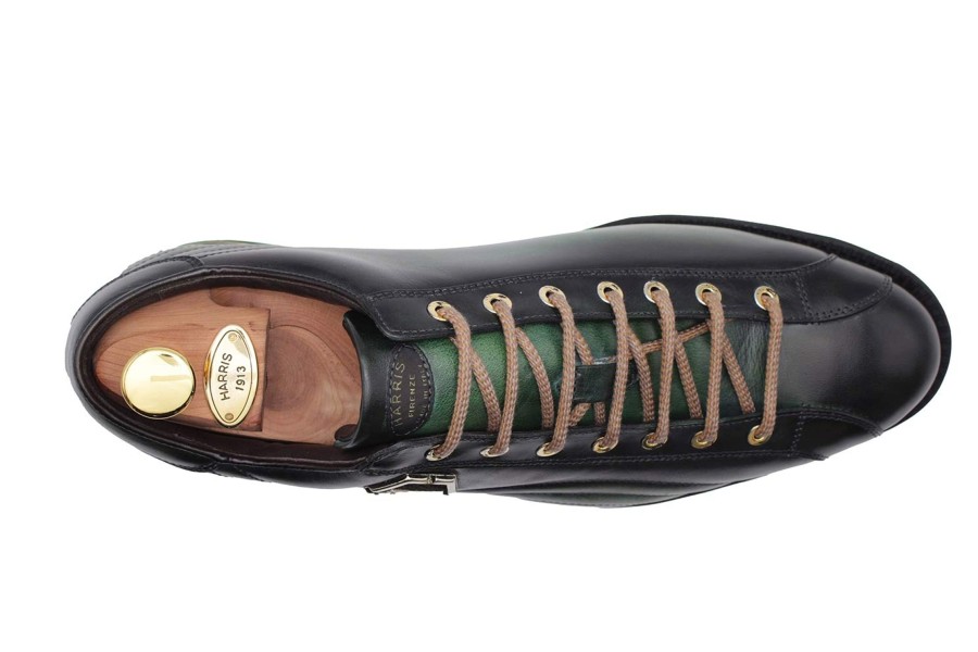 Sneakers Harris Shoes 1913 | Leather Sneakers Green