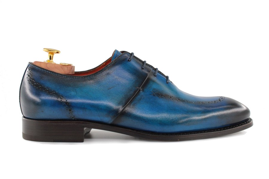 Outlet Harris Shoes 1913 | Leather Stringed Blu